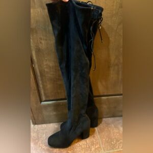 Enzo Angiolini black over the knee boots